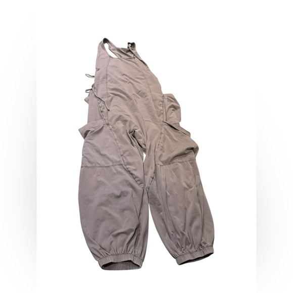 FP Movement by Free People Hotshot Infinity Jumpsuit Tan Mauve Greige Large EUC - Picture 6 of 7